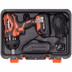 Yato YT-82804 clé pneumatique 1/2" 2200 tr/min 300 N·m Noir, Orange 18 V