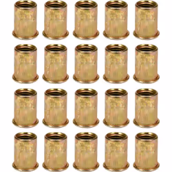Yato YT-36470, Acier au carbone, Cuivre, 4,9 mm, 9 mm, 20 pièce(s)