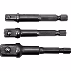 Yato YT-04685, Acier, Tige hexagonale, 25,4 / 4 mm (1 / 4"), 3 pièce(s)