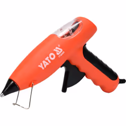 Yato YT-82402, Pistolet à colle chaude, Rouge, Vitrocéramique, Verre, Métal, Plastique, Bois, 15 g/min, 180 s, 1,1 cm