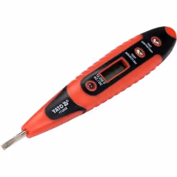 Yato YT-28630 tournevis testeur de tension Noir, Rouge