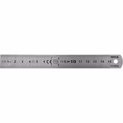 Yato YT-70720, Règle de contraction, Acier inoxydable, Argent, cm, mm, 150 mm, 19 mm