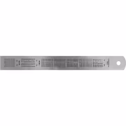 Yato YT-70720 règle Règle de contraction 150 mm Acier inoxydable Argent 1 pièce(s)