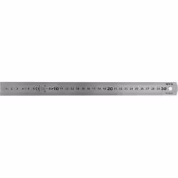 Yato YT-70721, Règle de bureau, Acier inoxydable, Acier inoxydable, cm, mm, 300 mm, 25 mm
