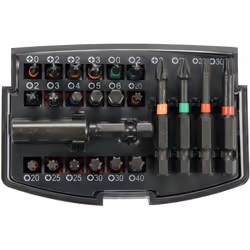 Yato YT-04621, 1/4", 23 pièce(s)