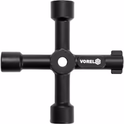 Vorel - clé du coffre à fusibles 78477 72MM 72MM zinc