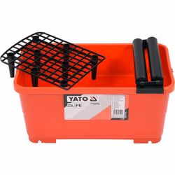Yato YT-54750, Seau de maçon, Rectangulaire, Polypropylène, Rouge, 22 L