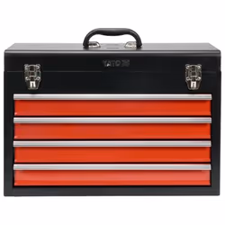 Yato YT-08874 boite à outils Boîte à outils Acier inoxydable Noir, Rouge