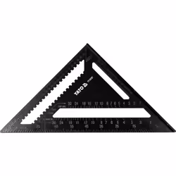 Yato YT-70787, Équerre combinée, Noir, Aluminium, 30 cm