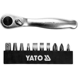 Yato YT-14390 clé à cliquet Chrome 11 pièce(s) Acier inoxydable