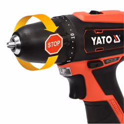 Yato YT-82901 visseuse électrique et visseuse à percussion 1300 tr/min Noir, Rouge - Vue supplémentaire 4
