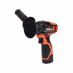 Yato YT-82903, Polisseur de voiture rotatif, 8300 tr/min, Noir, Orange, Batterie