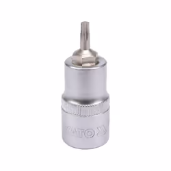 Yato YT-04310, Acier C-V (Chrome-Vanadium), Tige hexagonale, 25,4 / 2 mm (1 / 2"), Tige hexagonale, 12,7 N·m, 1 pièce(s)