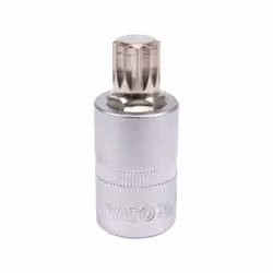 Yato YT-04345, 1 pièce(s), Bride à 12 cannelures, M14, Sulfate de chondroïtine, Acier, 55 mm, 25,4 / 2 mm (1 / 2")