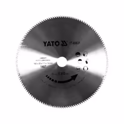 Yato YT-60631, Laminé, 18,5 cm, 2 cm, 1,4 mm, 9000 tr/min, 1,7 mm
