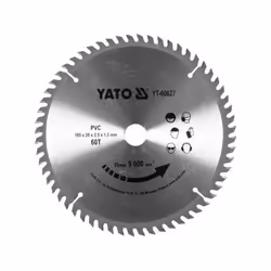 Yato YT-60627, Polyvinyl chloride (PVC), 18,5 cm, 2 cm, 9000 tr/min, 1 pièce(s)