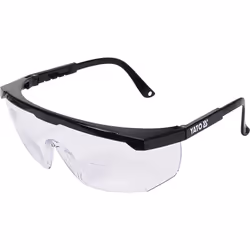 Yota YT-73611, Lunettes de sécurité, Travaux de construction/rénovation, Travail de meulage, unisexe, Noir, Transparent, Tran ...