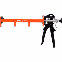 Yato YT-67574, Cartouche de pistolet à calfeutrer, Noir, Orange, Argent, Acier, Aluminium, 800 ml, 1 pièce(s)
