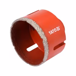 Yato YT-60447, Perceuse, Mèche de perçage au diamant, 6,8 cm, Vitrocéramique, Granit, Acier au carbone, Rouge