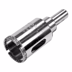 Yato YT-60429, Perceuse, Mèche de perçage au diamant, 2,5 cm, pierre, Vitrocéramique, Acier au carbone, Tige cylindrique