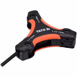 Yato YT-05644 Clé hexagonale Clé hexagonale à 3 positions Métrique/empirique 26 pièce(s)