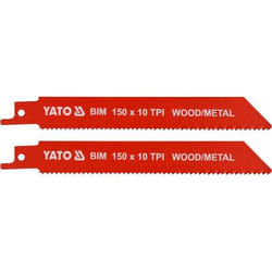 Yato YT-33930 Lame de scie sauteuse, à chantourner et sabre Lame de scie à guichet Bimétal 2 pièce(s)