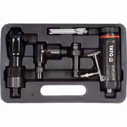Yato YT-09860, Clé à cliquet pneumatique, Noir, 1/2", 18000 tr/min, 85 N·m, 113 l/min
