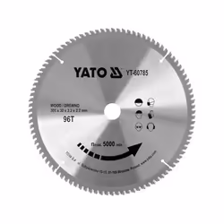 Yato YT-60785, Plastique, Bois, 30,5 cm, 3 cm, Pointe au carbure de tungstène (TCC), 5000 tr/min, Yato