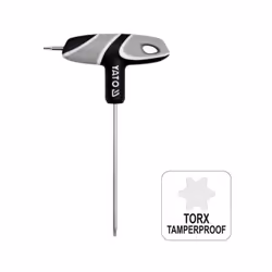 YATO YT-05606 - t-identifier de clé torx t25 YATO KLUCZ TRZPIENIOWY TORX Z RĘKOJEŚCIĄ T25, Z OTWOREM EAN: 5906083056062
