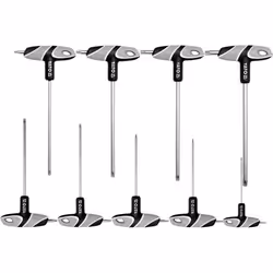 Yato YT-05615, Jeu de clés L-torx, T10, T15, T20, T25, T27, T30, T40, T45, T50, Gris, Argent, Acier, Polypropylène (PP), Caou ...