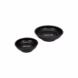 Lot de 2 bols magnétiques professionnels YATO de 108 mm et 150 mm de diamètre. Fabriqués en plastique résistant aux chocs et  ...