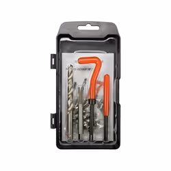 Yato YT-17633, Kit d'outils de taraudage, Acier rapide, Noir, Rouge, Argent, 30 pièce(s)