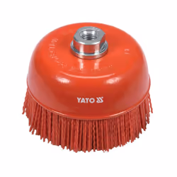 Yato YT-47787, Brosse de pré-polissage, 12,5 cm, 6500 tr/min, Rouge, Nylon