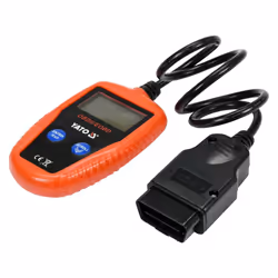 Yato YT-72977 scanner de diagnostic de véhicule OBD II Noir, Rouge