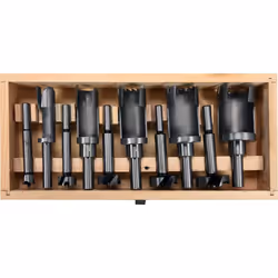 Yato YT-33837, Régler, Perceuse, Bois, Acier au carbone, 20,25,30,35 mm, 10 pièce(s)