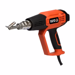 Yato YT-82296 pistolet thermique Pistolet d’air chaud 500 l/min 650 °C 1600 W Noir, Orange