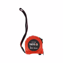 Yato YT-71151 mètre à ruban 3 m Acrylonitrile-Butadiène-Styrène (ABS) Noir, Rouge