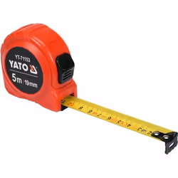 Yato YT-71153 mètre à ruban 5 m Acrylonitrile-Butadiène-Styrène (ABS) Noir, Rouge