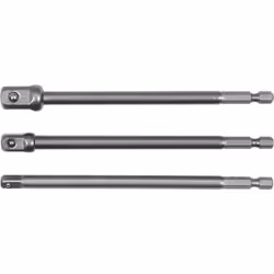 Yato YT-04628, Ensemble de douilles, 1/4", Métrique/empirique, 3 tête(s), 9.5,6.3,12.7 mm, 1/2,1/4,3/8"