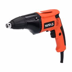 Yato YT-82071, Tournevis électrique, Poignée de pistolet, 1/4", Noir, Rouge, IPX0, 5500 tr/min
