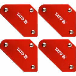 Aimant Yato YT-08677; 43x72x12 mm; 4,5 kg; 4 unités