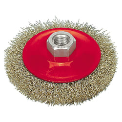 VOREL 06972 Roue de fil et brosse en fil d'acier 10 cm 1 pièce(s)