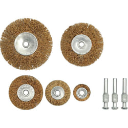 TOYA 06990 Roue de fil et brosse en fil d'acier 5 pièce(s)