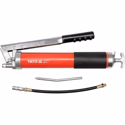 Yato YT-07042, Pistolet d'injection de graisse, Rouge, Noir, Argent, Aluminium, 600 ml, 27 bar, 41 bar