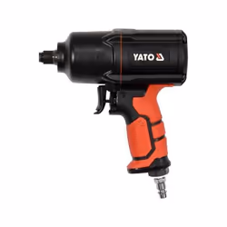Yato YT-09544, Clé à cliquet pneumatique, Noir, Orange, 1/2", 7000 tr/min, 1700 N·m, 198 l/min
