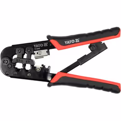 Yato YT-22442 Pince à sertir Pince à dénuder Noir, Rouge