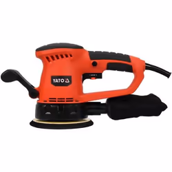 Yato YT-82207 ponceuse portative Ponceuse orbitale aléatoire 13000 tr/min Noir, Orange 450 W