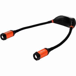 Yato YT-08599, Lampe-torche tour de cou, Noir, Rouge, Acrylonitrile-Butadiène-Styrène (ABS), Aluminium, Boutons, Niveau de ba ...
