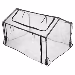 FLO Serre 60x120x80 cm transparent et noir 446229