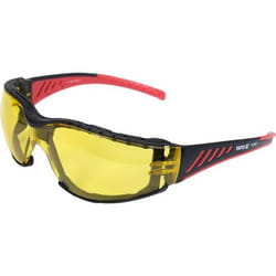 Yato YT-73621 lunette de sécurité Lunettes de sécurité EVA (Acétate de vinyle d'éthylène), Polypropylène (PP) Noir, Jaune
